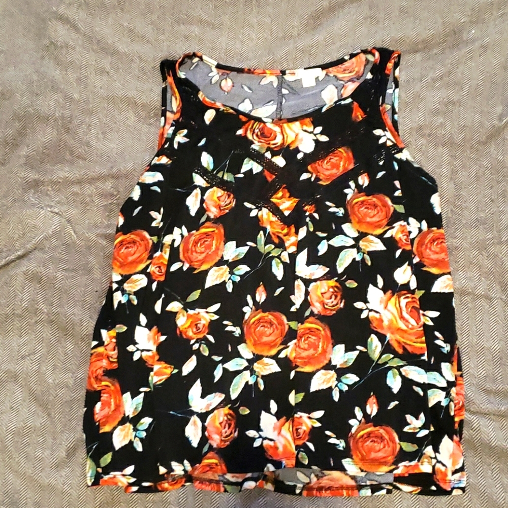Floral tank top